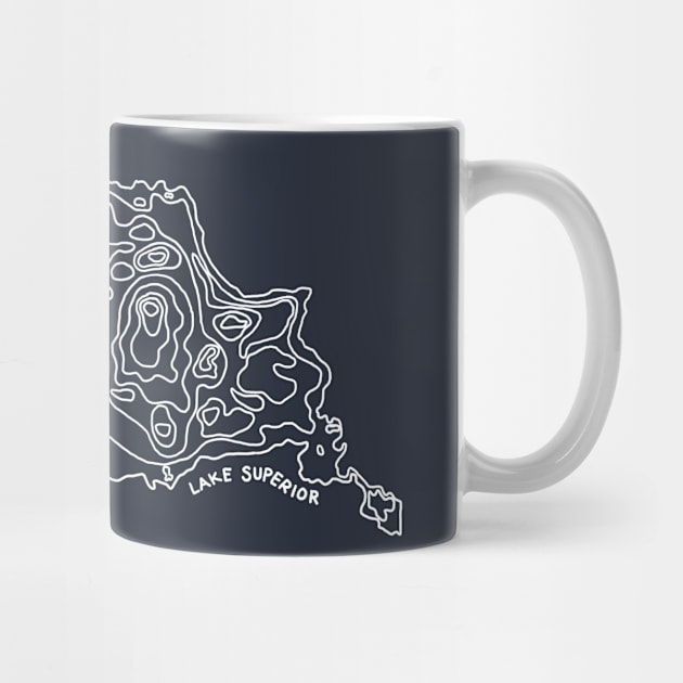 Lake Superior (white) by simplistictees